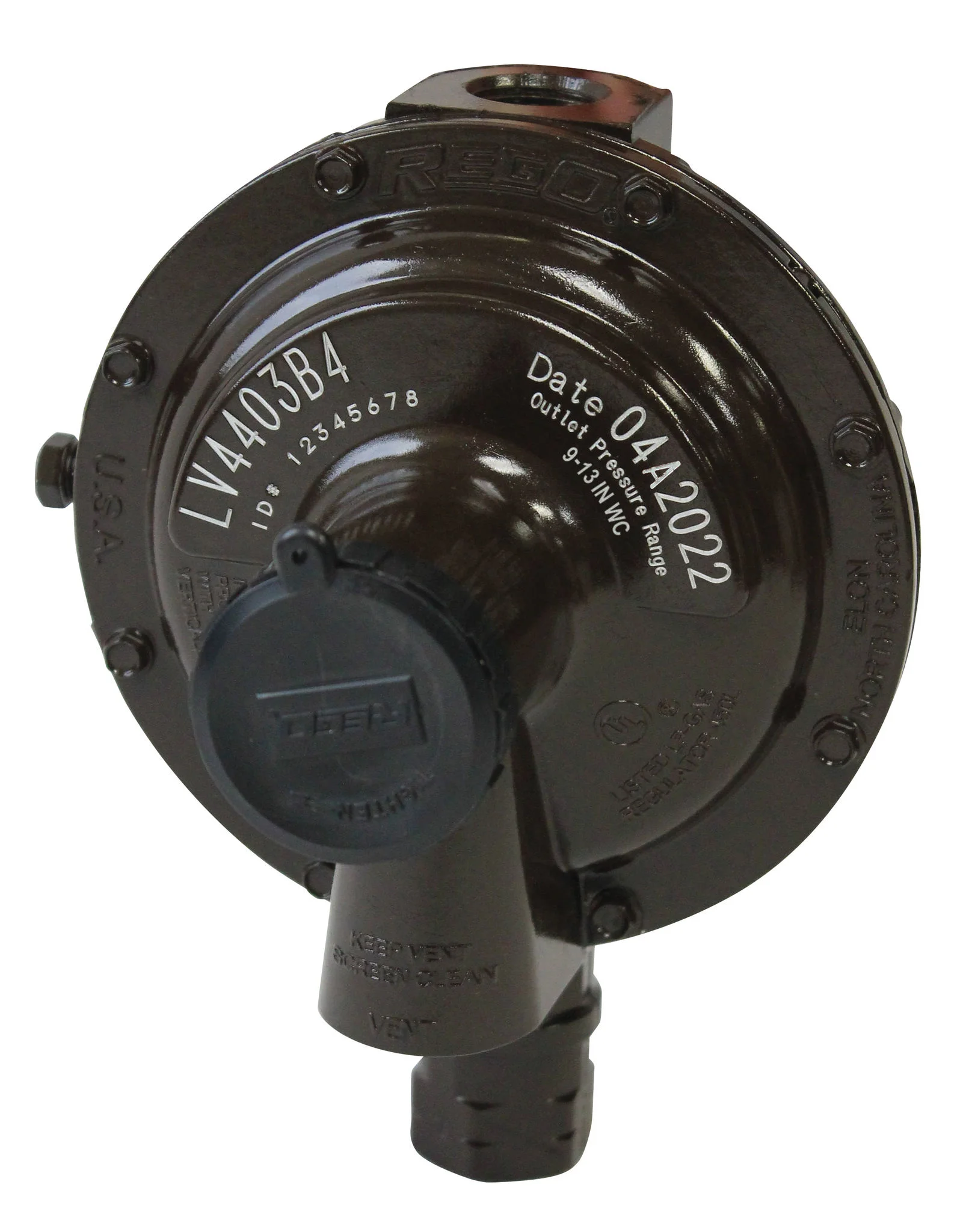 LPG_Low_Pressure_Second_Stage_Regulators_Standard_Settings_LV4403B_Series