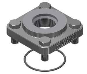 LPG_Stainless_Steel_Flange_Adapters_SSA3209FAG_3D_Illustration