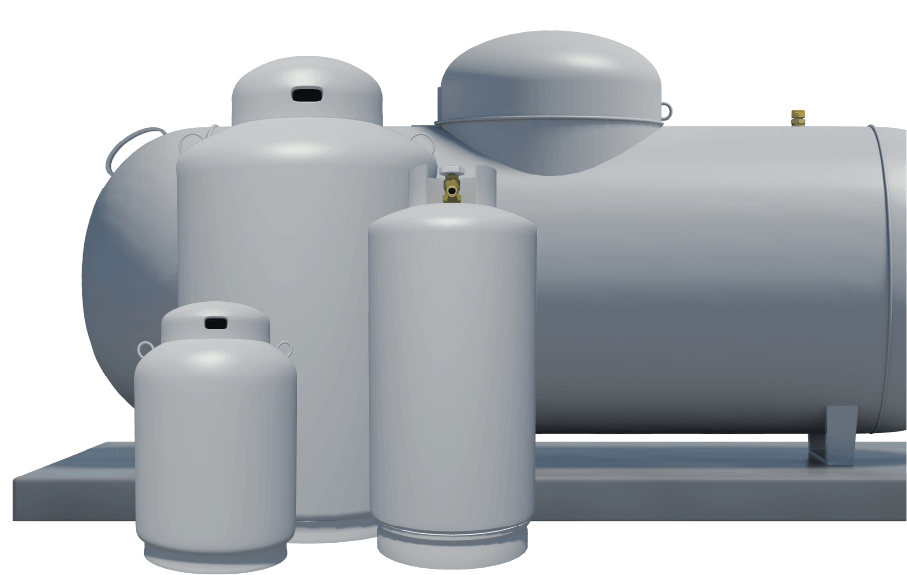 Tankadapter-Set LPG, international in Tasche